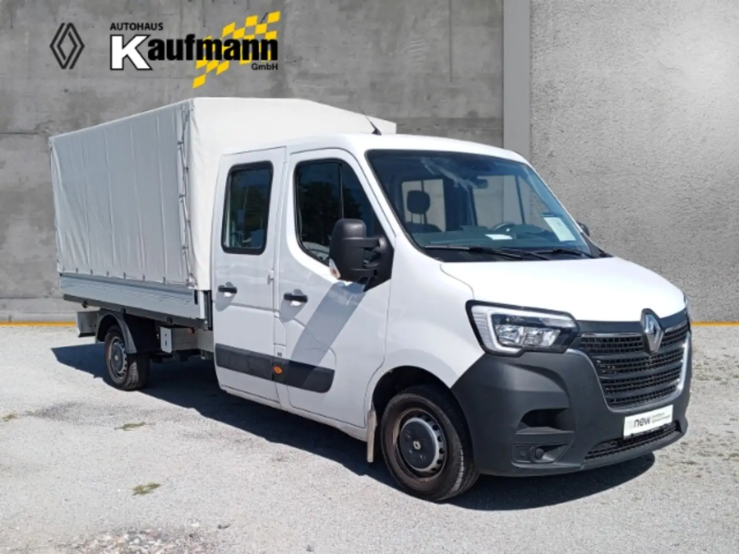 Renault Master 7400 Km! III DoKa Pritsche Fahrgest. L3H1 3,5t 3 R Белый - 2
