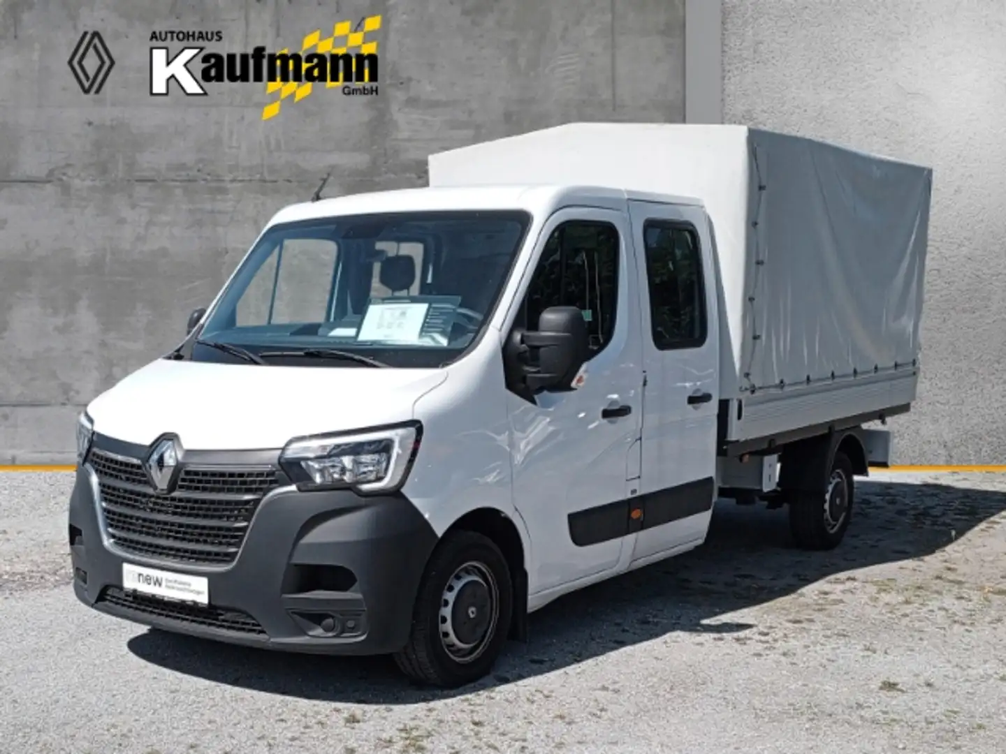 Renault Master 7400 Km! III DoKa Pritsche Fahrgest. L3H1 3,5t 3 R Белый - 1