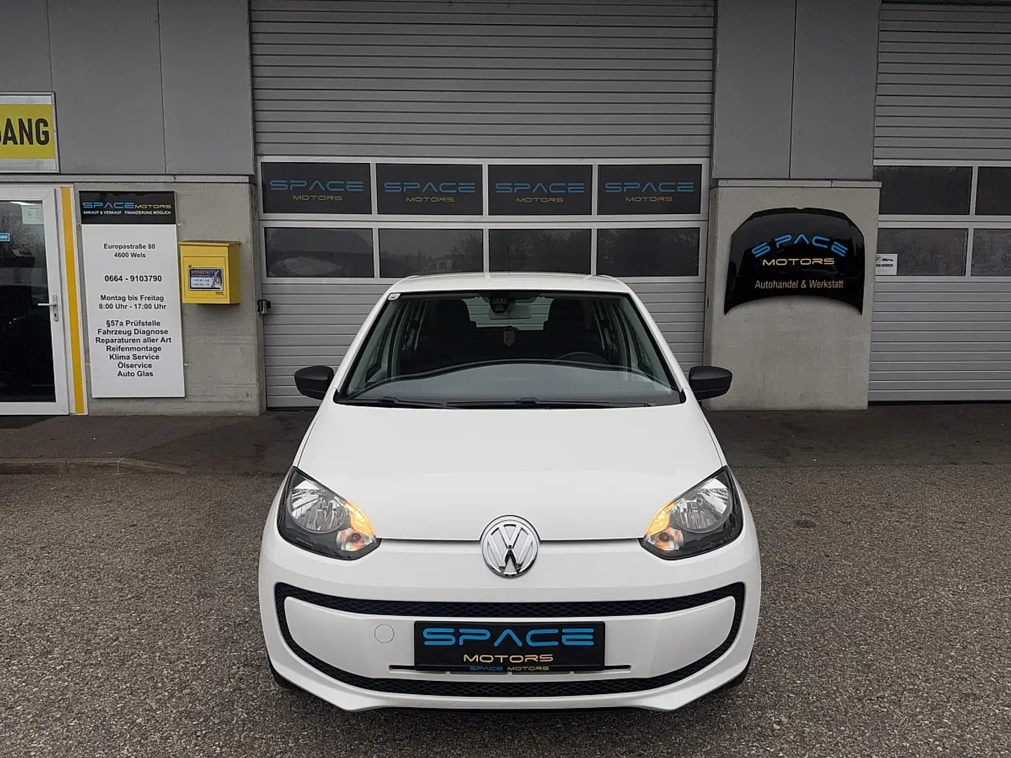 Volkswagen Up 1,0 take up! (Leichter Hagelschaden) Weiß - 2