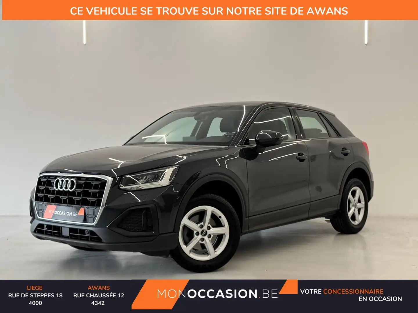 Audi Q2 30 TFSI Cockpit Cuir Led Gps Caméra Capt AV/AR Grey - 1