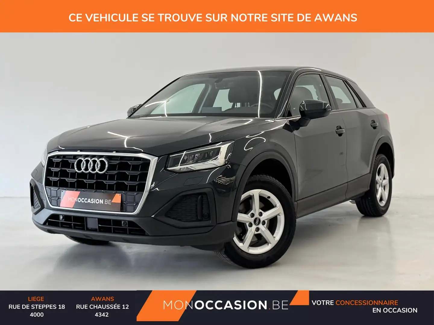 Audi Q2 30 TFSI Cockpit Cuir Led Gps Caméra Capt AV/AR Gri - 1