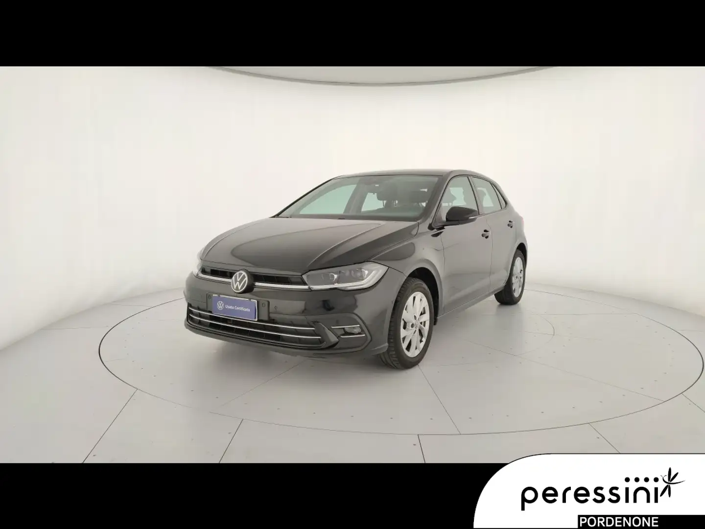 Volkswagen Polo 1.0 TSI STYLE 95 CV Zwart - 1