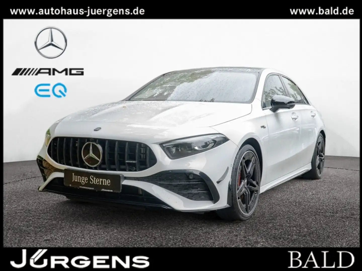 Mercedes-Benz A 35 AMG 4M Limo Aero/Pano/Burm/360/Night/Memo Weiß - 2