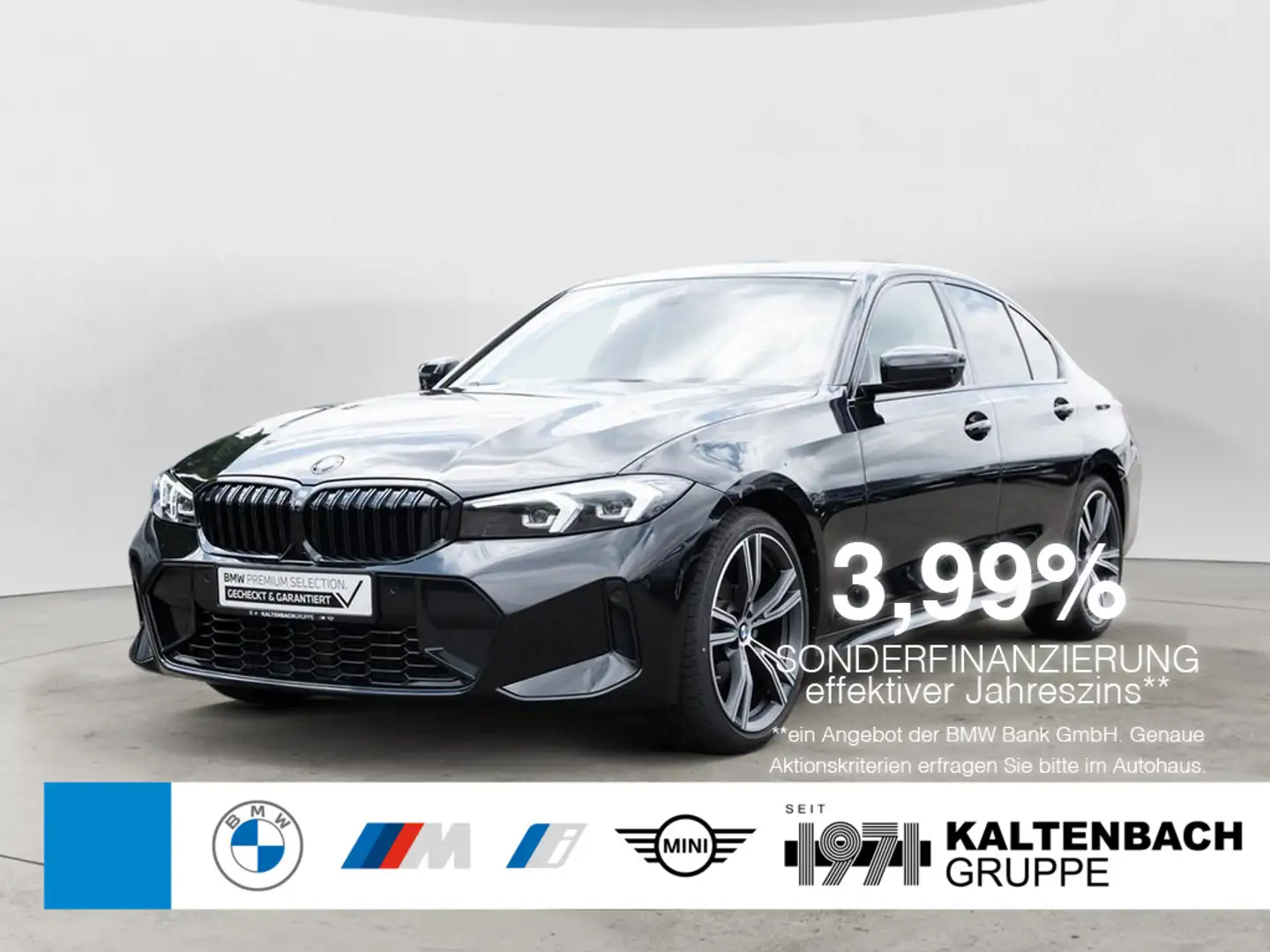BMW 318 d M-Sportpaket LED ALUFELGEN 19 ZOLL NAVI Negro - 1