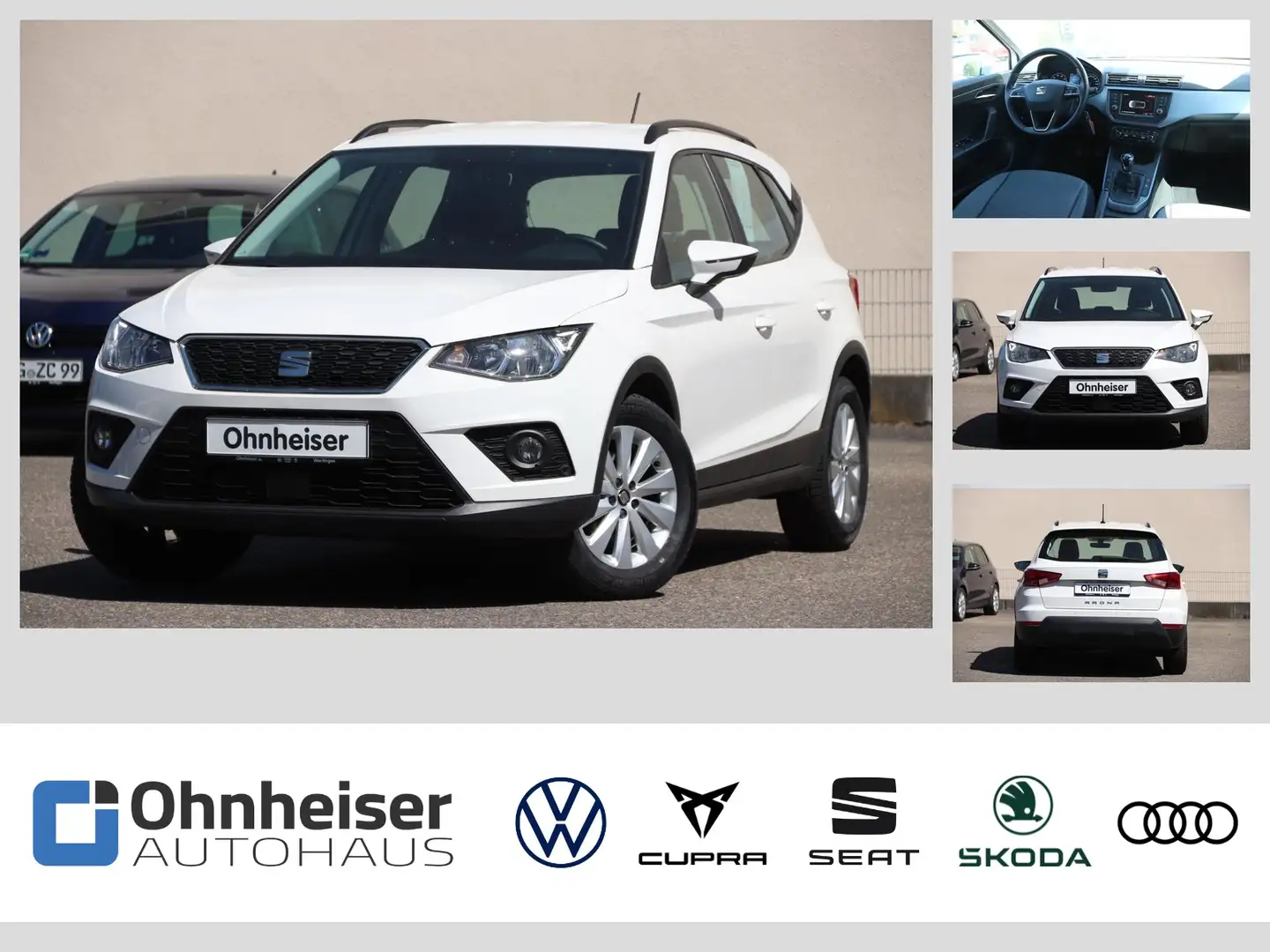 SEAT Arona 1.0 TSI Style ALU*KLIMAAUTOMATIK*SHZ Weiß - 1