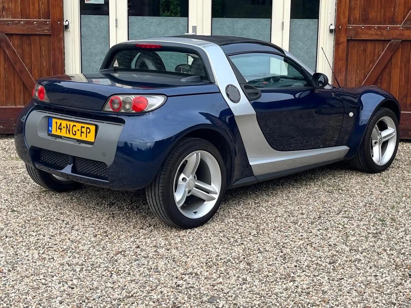 smart roadster 0.7 82pk, airco, cruise, flippers Modrá - 2