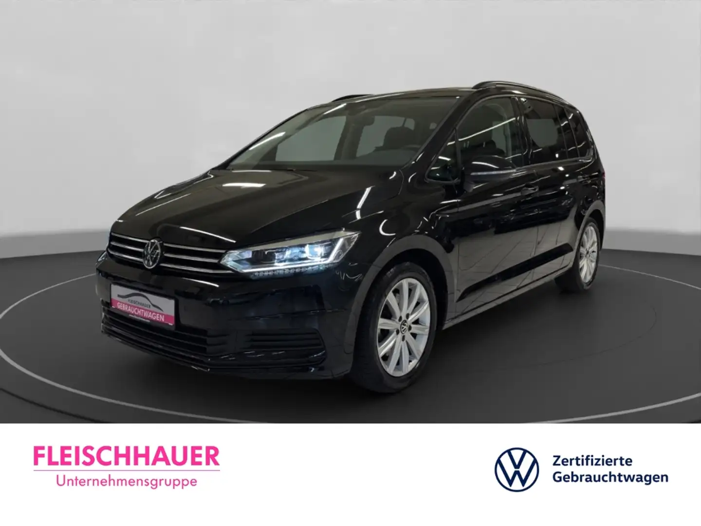 Volkswagen Touran Comfortline 1.5 TSI DSG+Navi+LED+Kamera+ACC+VC Schwarz - 1