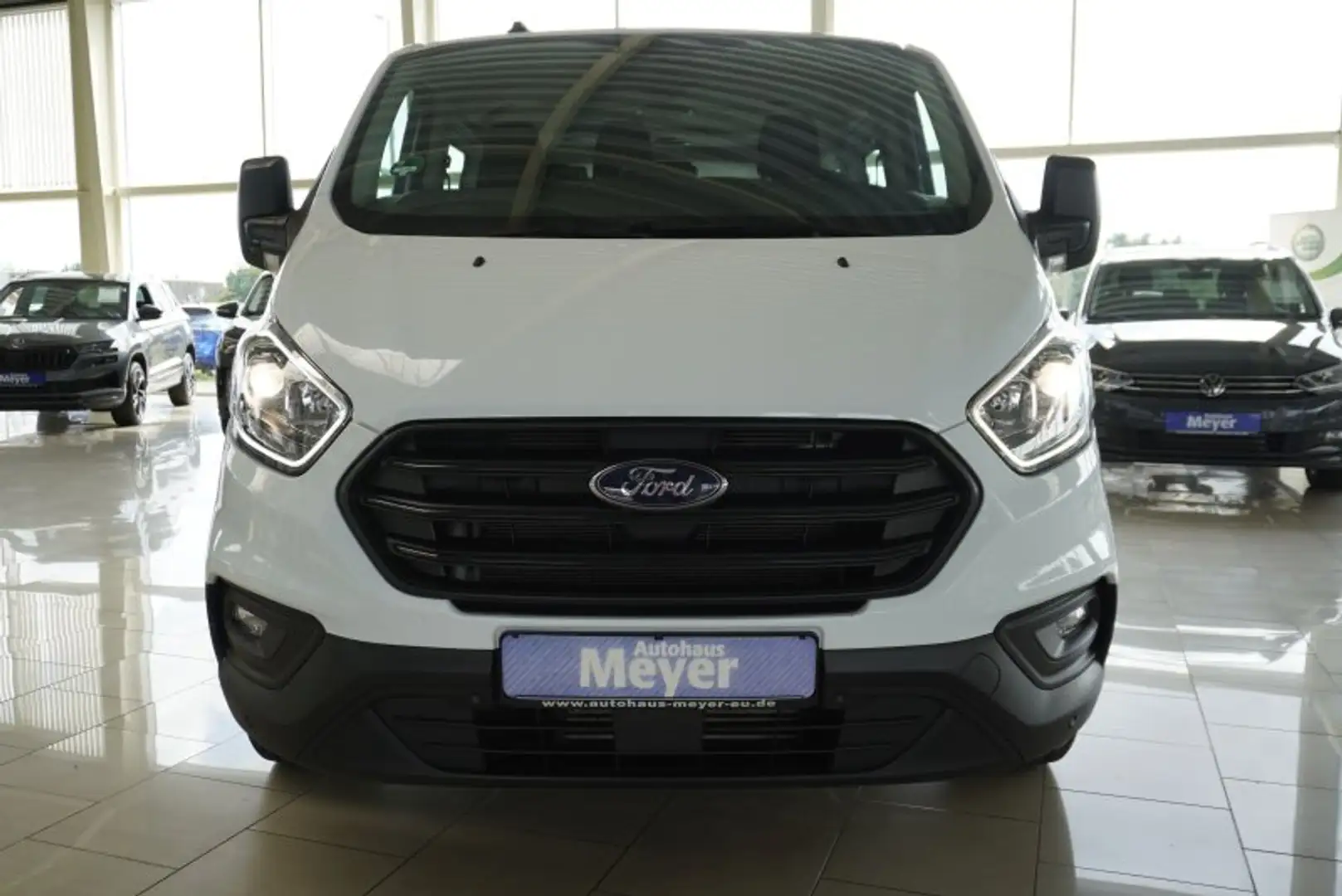Ford Transit Custom Transit Custom L2 2.0TDCi Aut.9-Sitzer/Standhz/Kam Blanc - 1