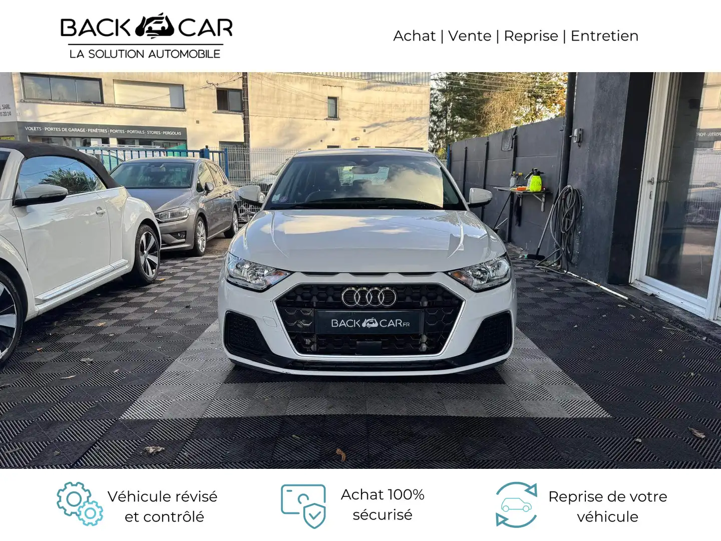 Audi A1 25 TFSI 95 ch S tronic 7 Design Weiß - 2