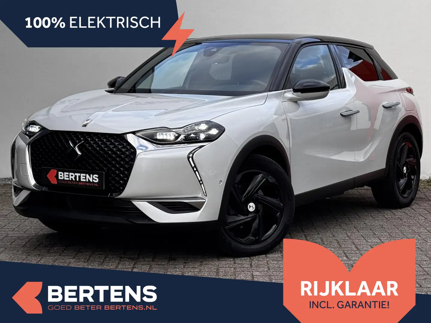 DS Automobiles DS 3 Crossback E-Tense Rivoli 50 kWh | Zeer compleet! | Rijklaar Wit - 1