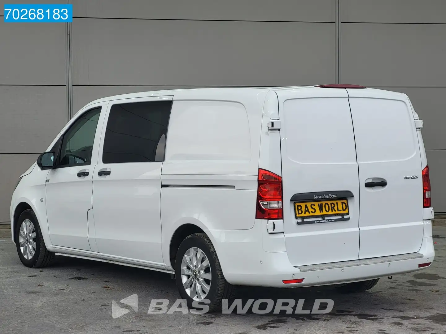Mercedes-Benz Vito 116 CDI Automaat Dubbel Cabine L2 Navi Leder Airco Wit - 2