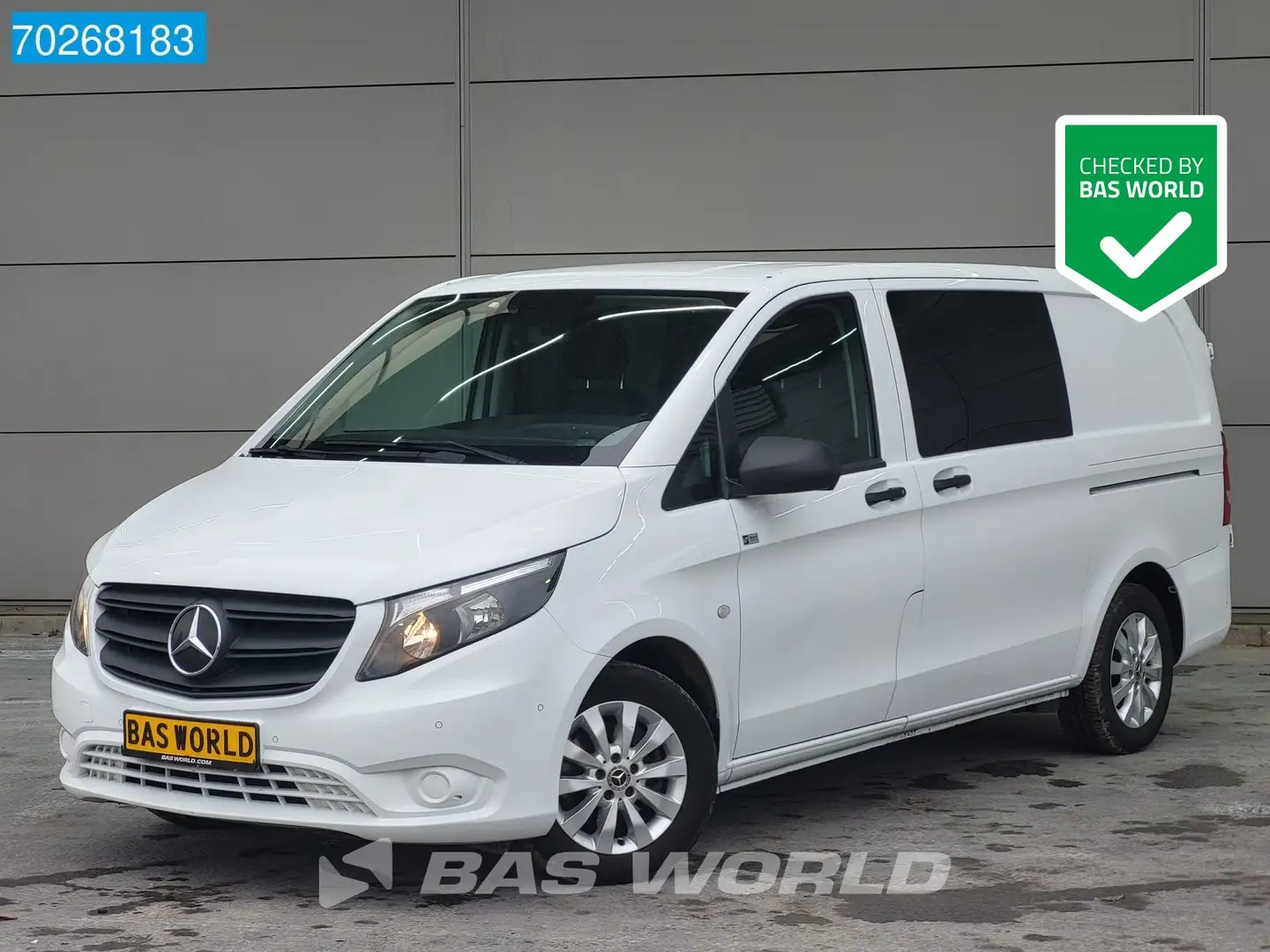 Mercedes-Benz Vito 116 CDI Automaat Dubbel Cabine L2 Navi Leder Airco Wit - 1