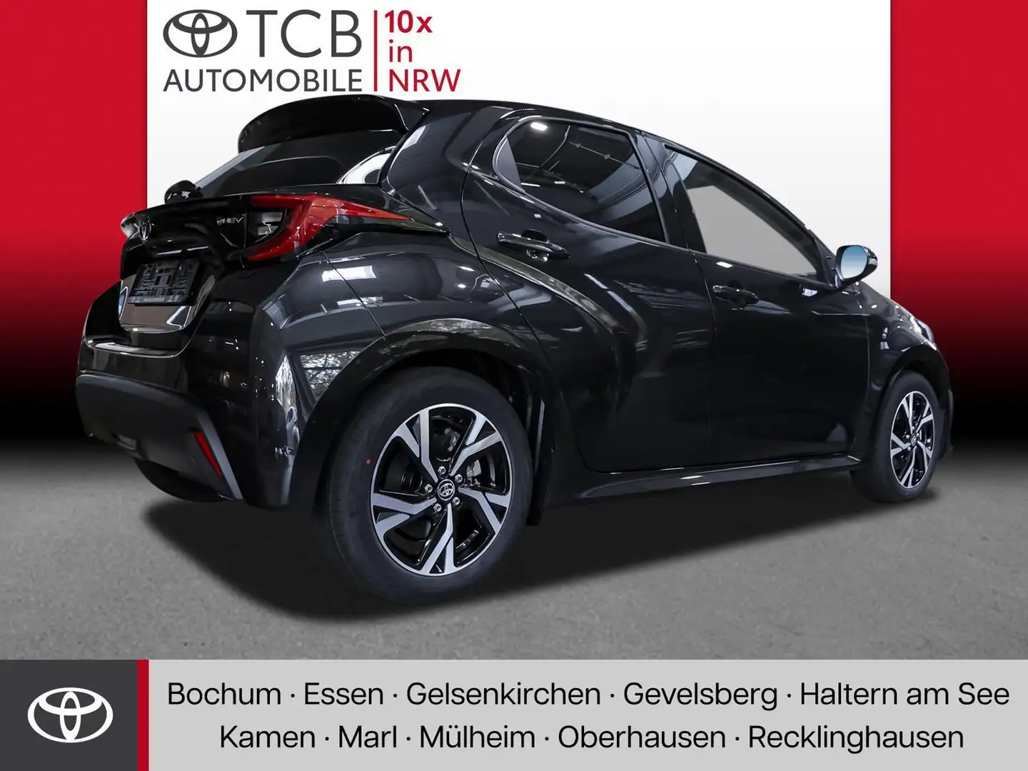 Toyota Yaris 1.5 Hybrid Teamplayer SHZ PDC KLIMA Negro - 2