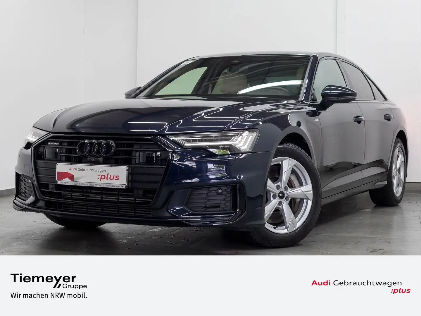 Audi A6 55 TFSI Q S LINE UPE113 LM20 ST.HEIZ PANO MAS Blau - 1