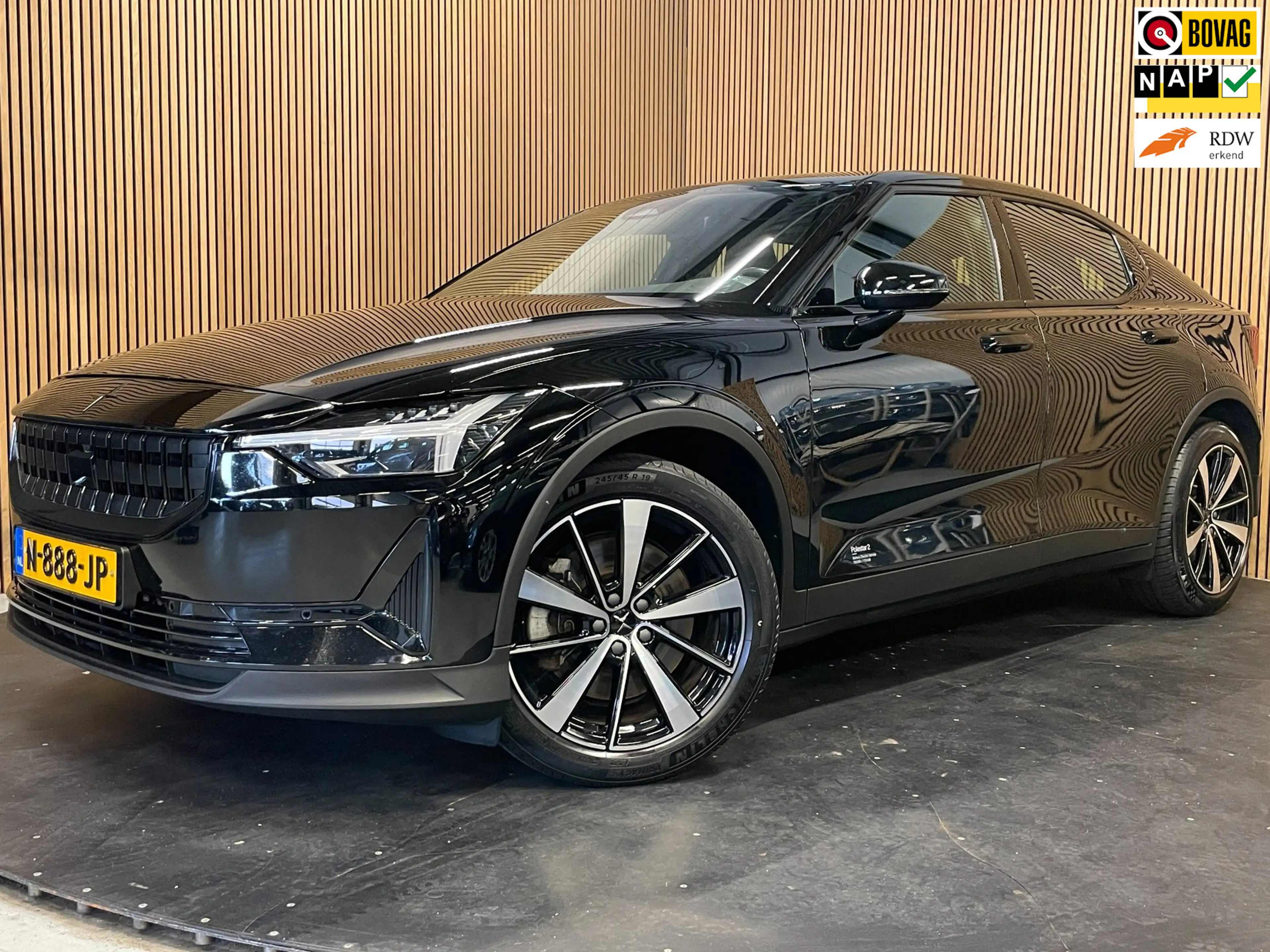 Polestar 2 Long Range Single Motor 78 kWh|88% SOH|BLACK ED.|T
