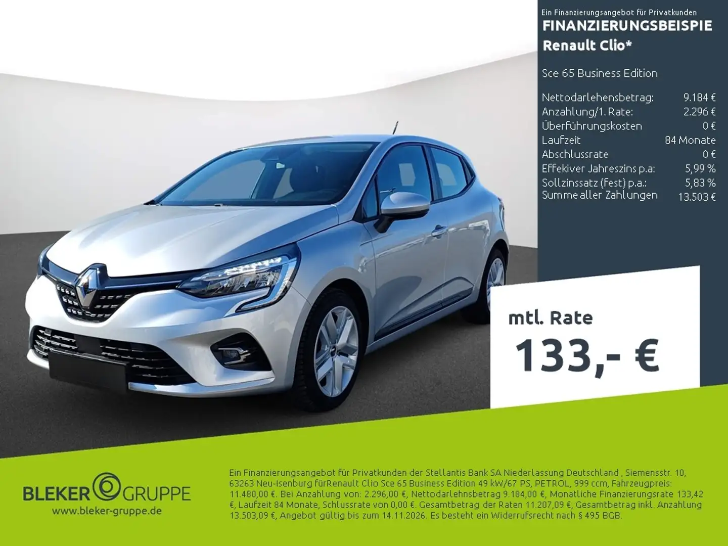 Renault Clio Sce 65 Business Edition Grigio - 2