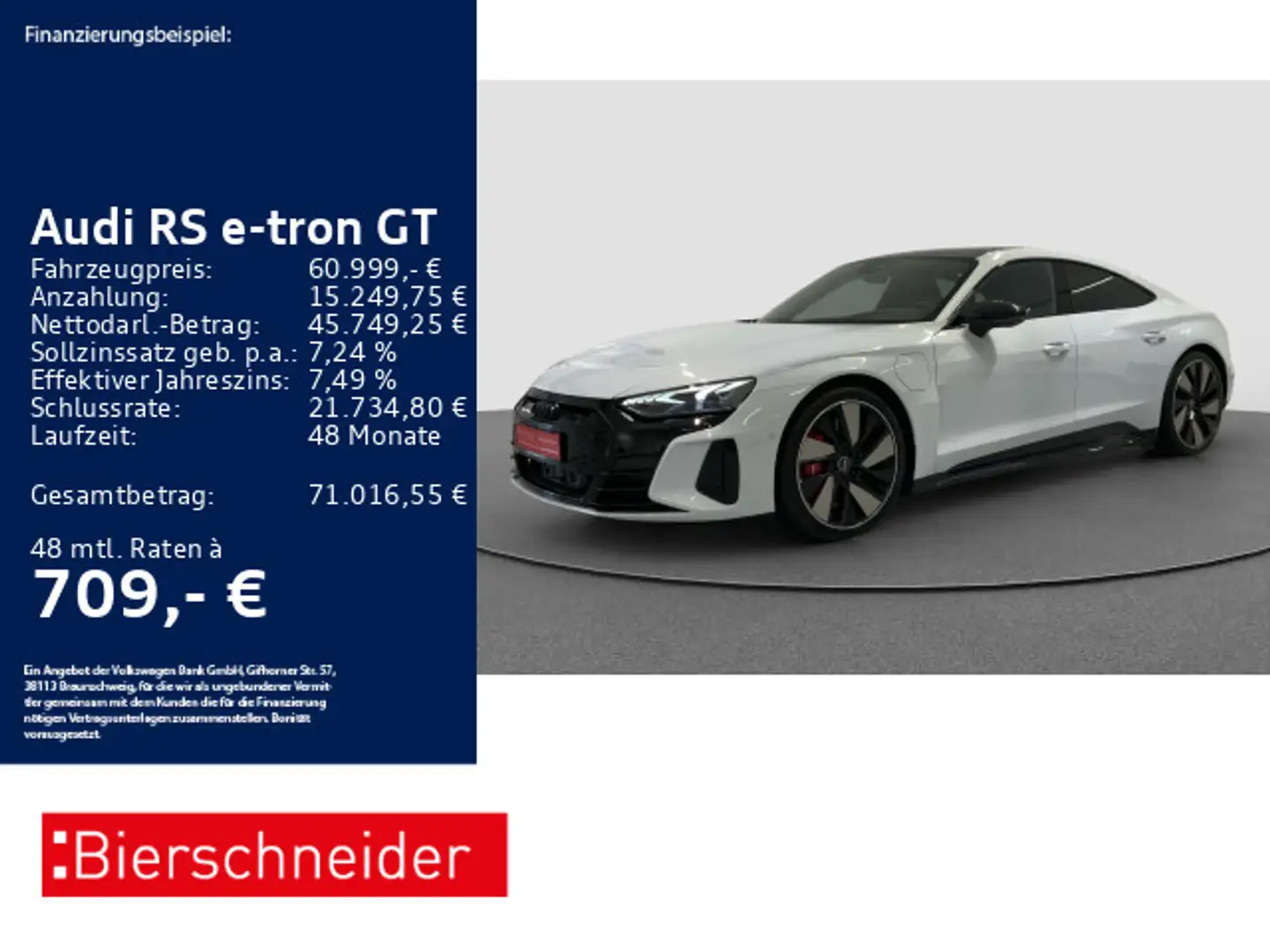 Audi RS e-tron GT 21 LASER KERAMIK HuD 360 Grijs - 1