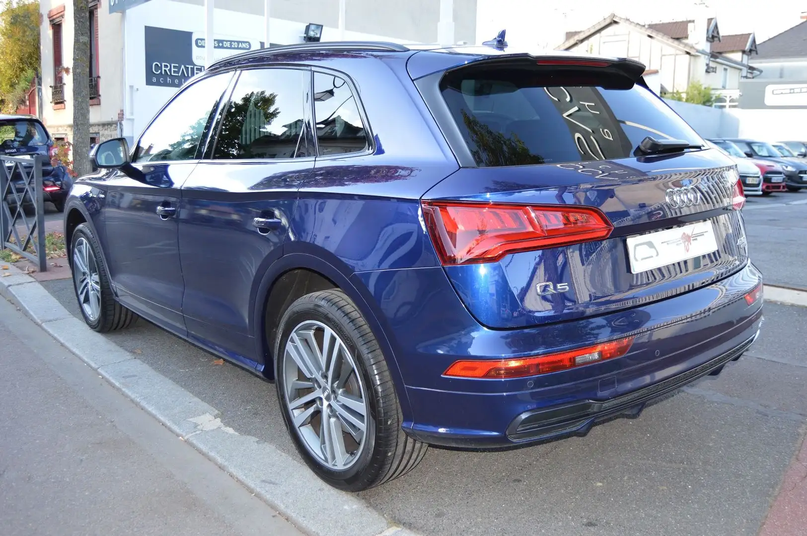 Audi Q5 40 TDI 190CH  S LINE  DESIGN   QUATTRO S TRONIC 7 EURO6D-T 139G Bleu - 2