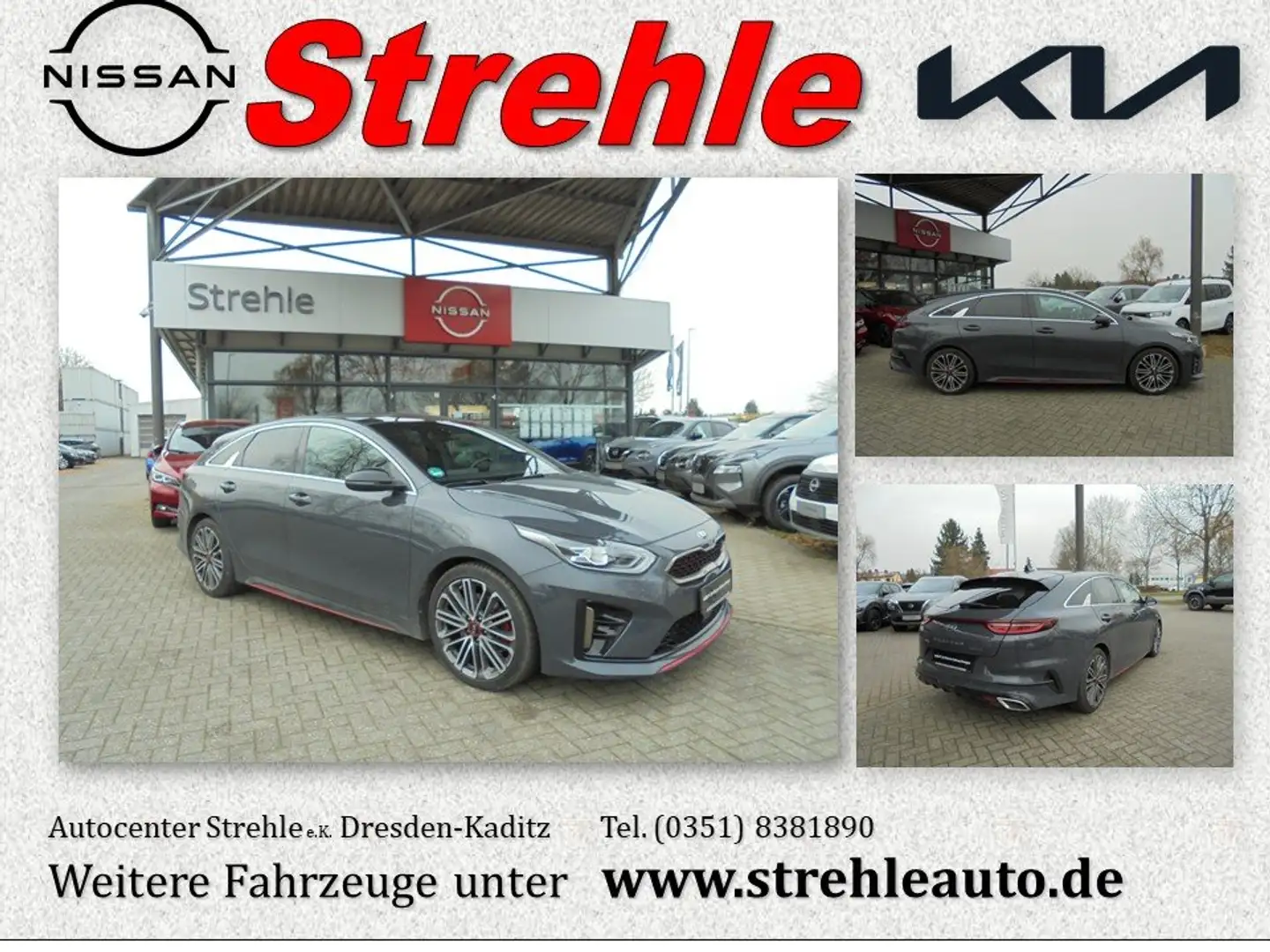 Kia ProCeed / pro_cee'd GT 1.6 T-GDI 204PS DCT7 Pano JBL Alcantara LED Gris - 1