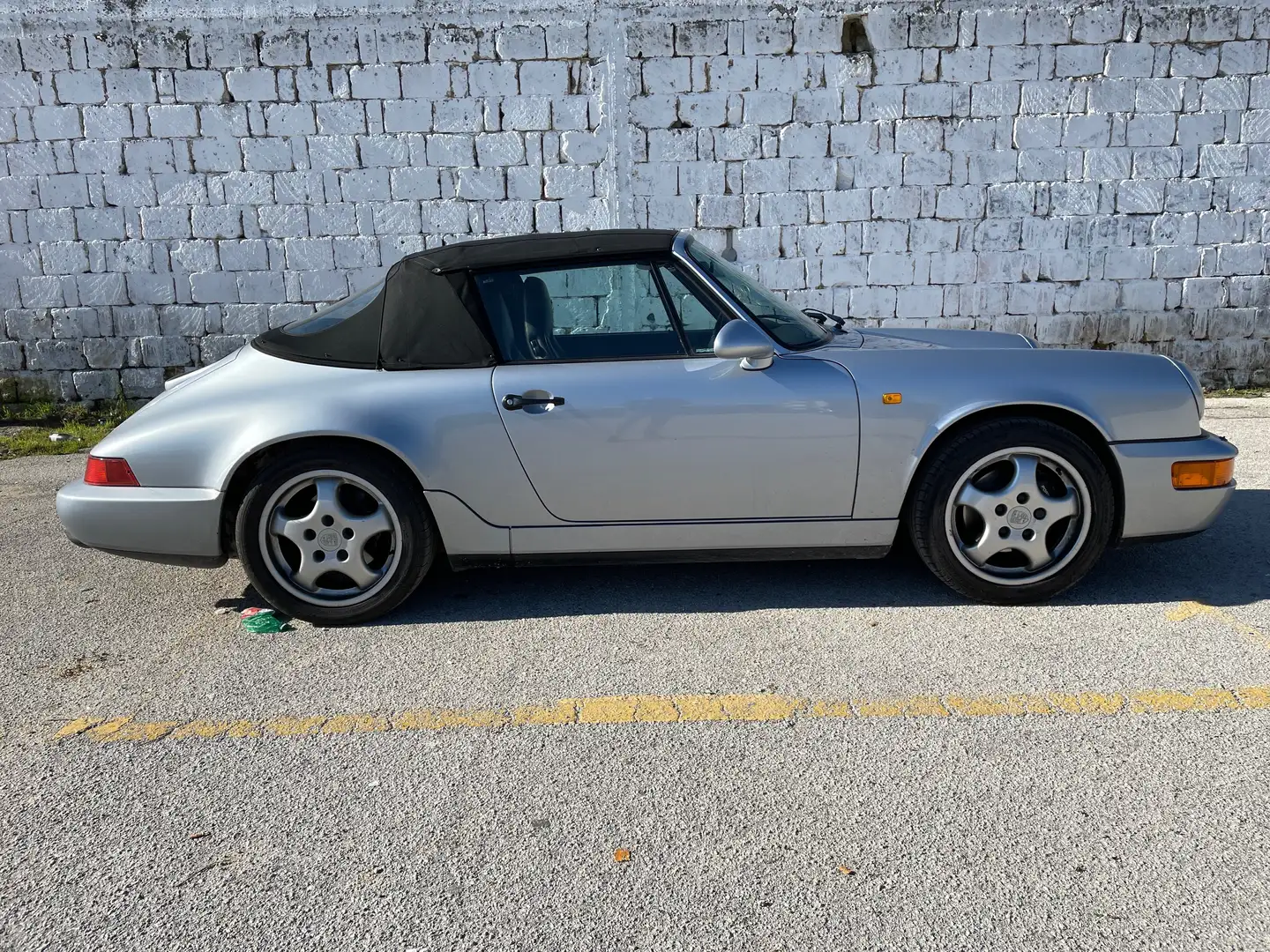 Porsche 964 911 Cabrio 3.6 Carrera 2 Argento - 2