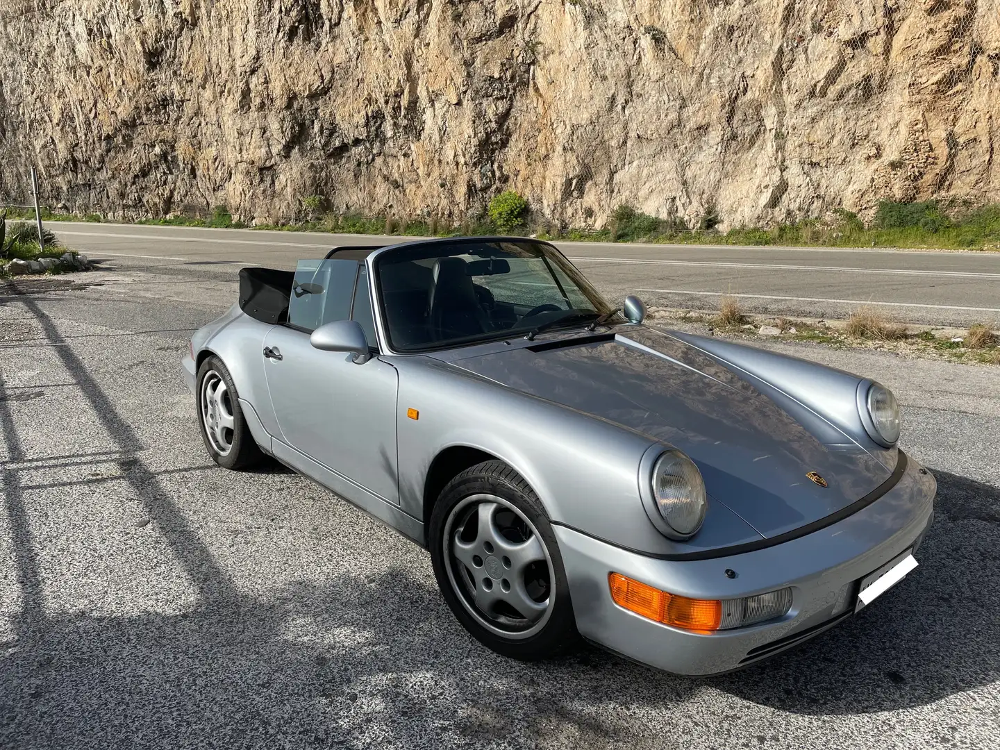 Porsche 964 911 Cabrio 3.6 Carrera 2 Argento - 1