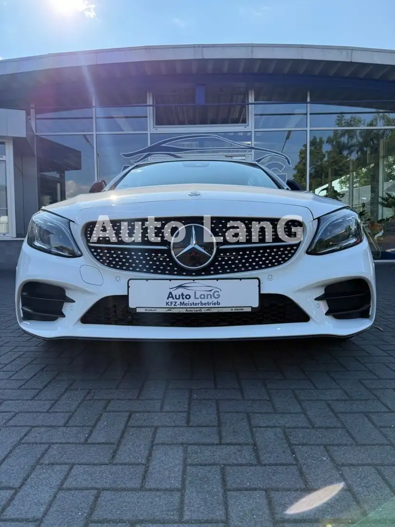 Mercedes-Benz C 180 Cabrio AMG-Line NAVI LED AHK KAMERA PDC Blanc - 2