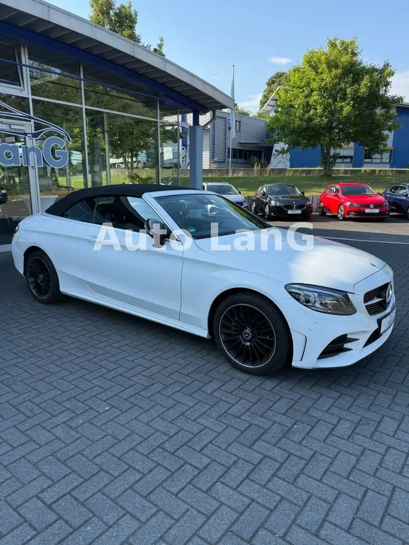 Mercedes-Benz C 180 Cabrio AMG-Line NAVI LED AHK KAMERA PDC Blanc - 1