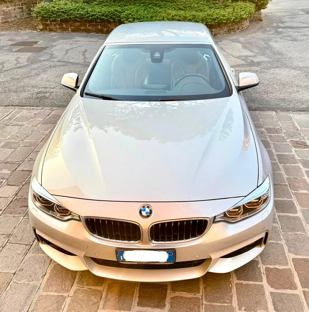 BMW 428 428iA Cabrio Msport full individual Srebrny - 1