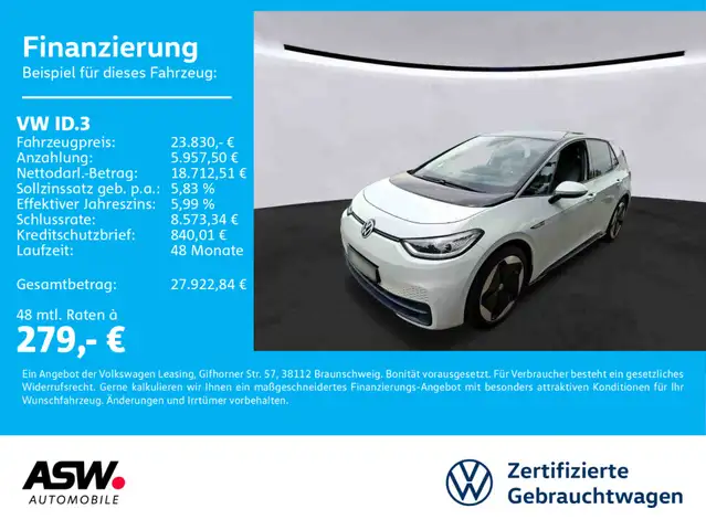 Volkswagen ID.3 Pro LED Navi AHK WÄPU PANO HUD RFK RFK ACC