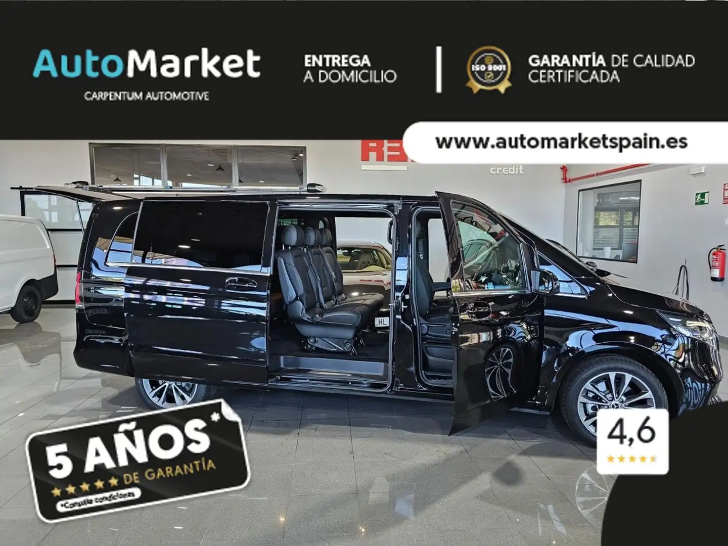 Mercedes-Benz V 220 220d Largo Avantgarde 7G Tronic Negro - 2