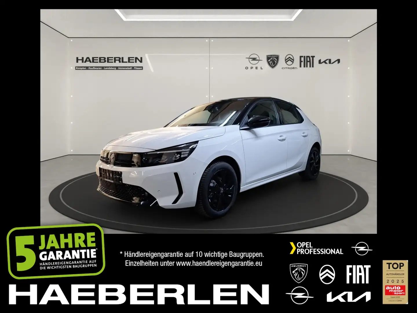Opel Corsa 1.2 Turbo GS *Rückfahrkamera*Sitzheizung* Weiß - 1