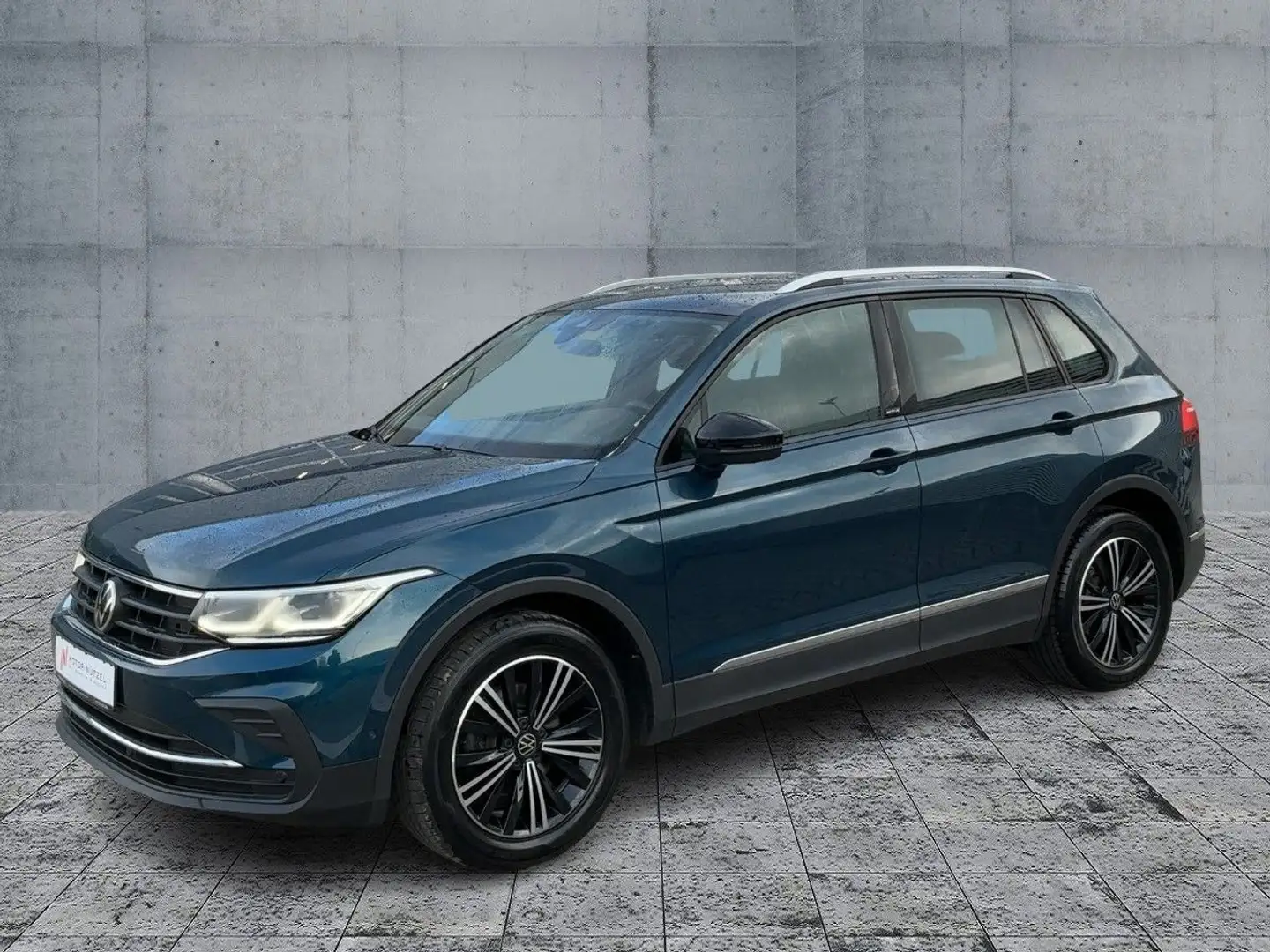 Volkswagen Tiguan 2.0 TDI ACTIVE MATRIX+NAVI+AHK+HARMAN+HuD Blau - 2