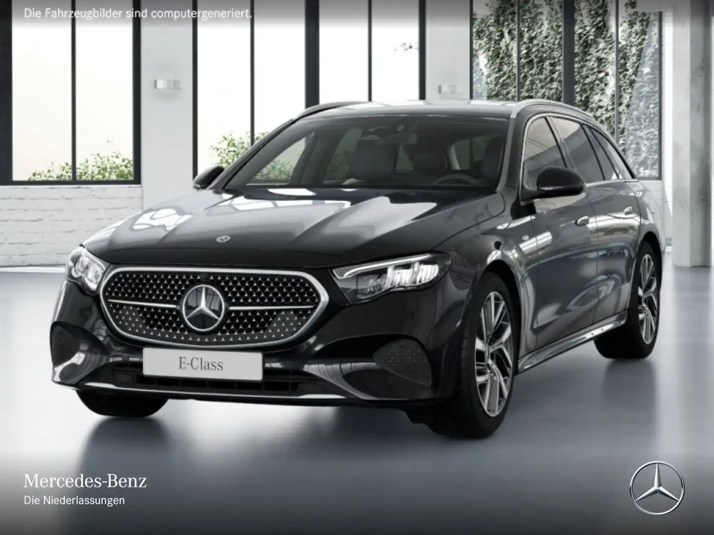 Mercedes-Benz E 300 e T Hybrid Avantgarde Distr+ LED Kamera PTS Schwarz - 2