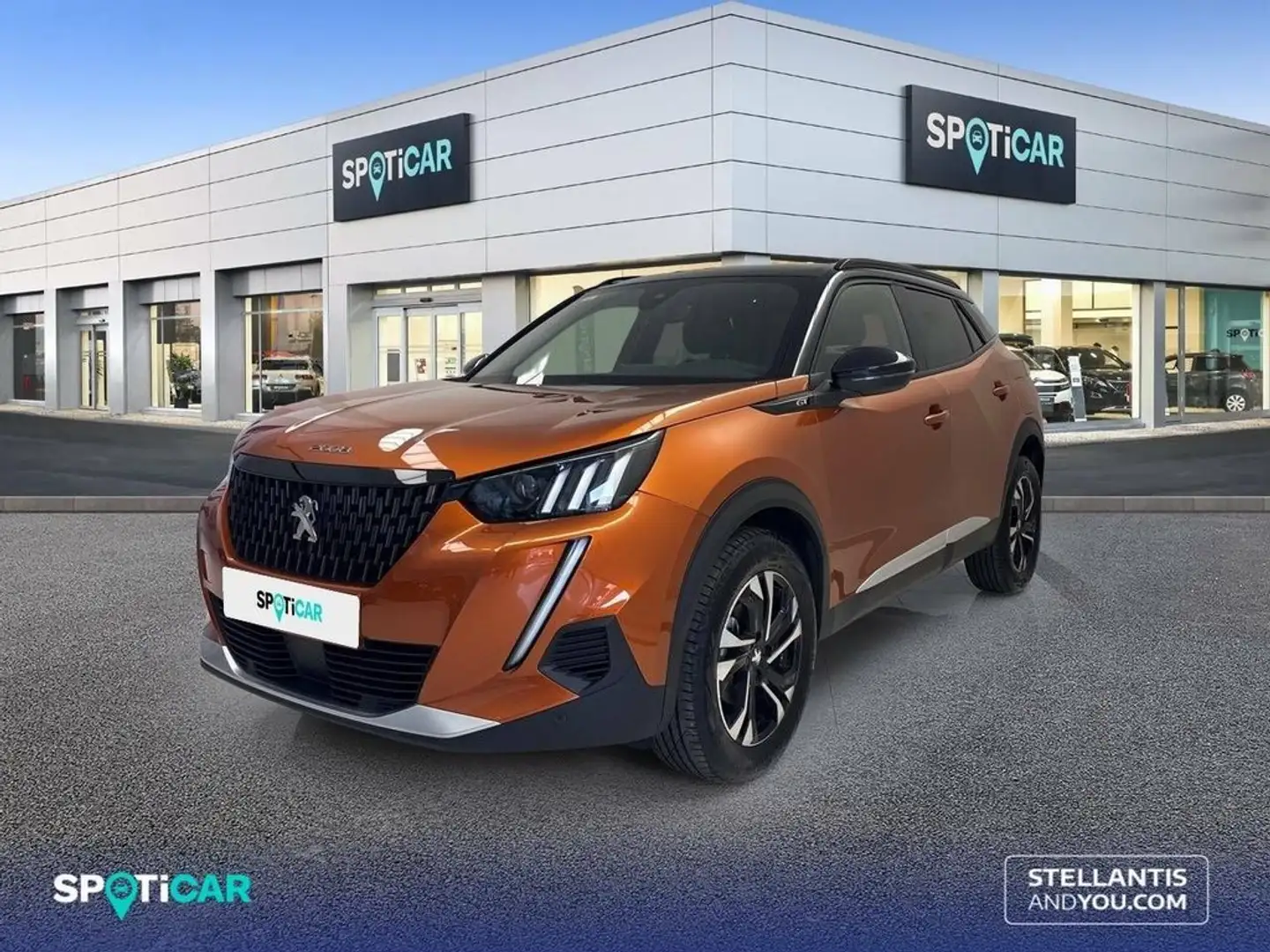 Peugeot 2008 1.2 PureTech S&S GT EAT8 130 Orange - 1