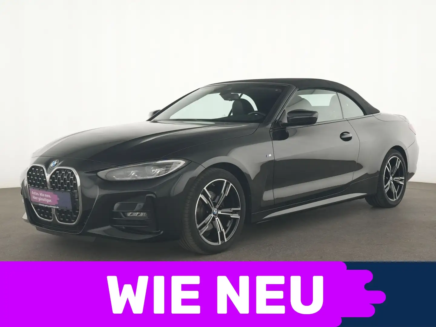 BMW 420 i M Sport Navigation|PDC|SHZ|LED|Tempomat Schwarz - 1