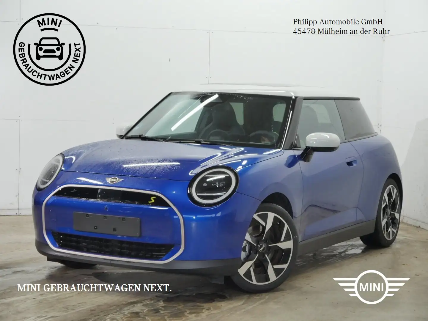 MINI Cooper SE Paket XL Pano DA+ PA+ h&k  Massage HUD Blau - 1
