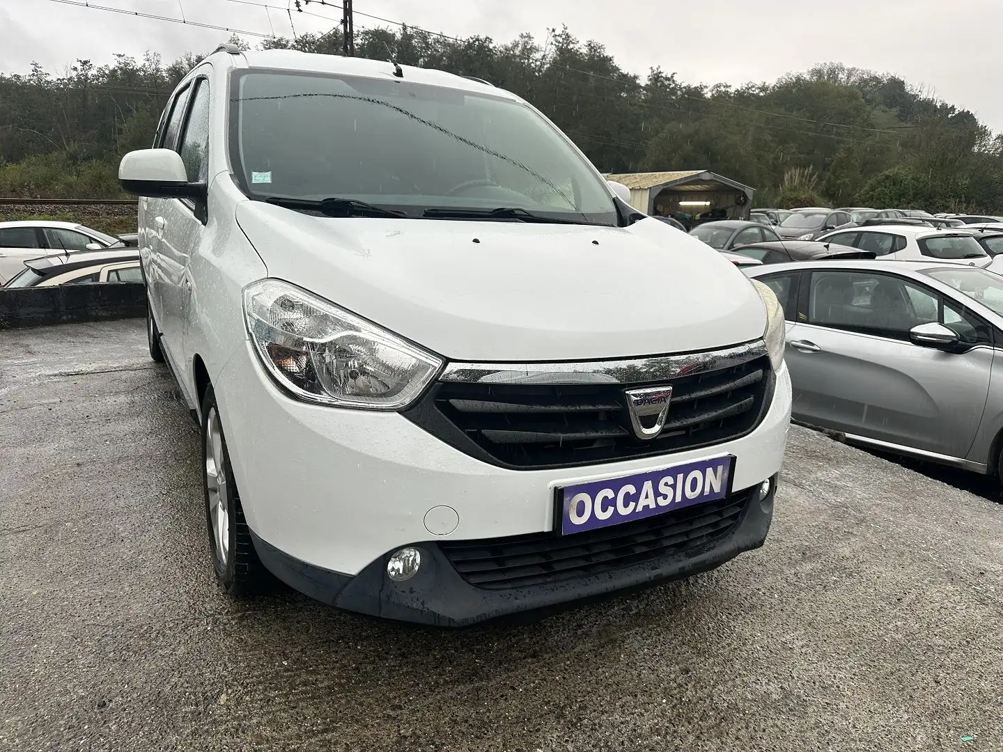 Dacia Lodgy 1.2 TCE 115CH BLACK LINE 7 PLACES Blanc - 1