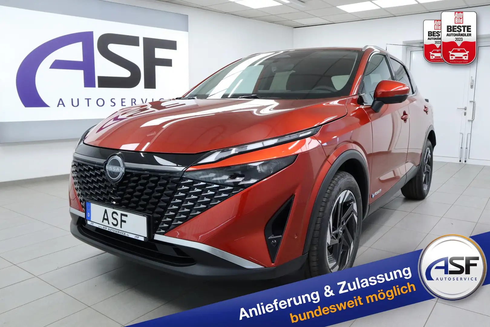 Nissan Qashqai N-Connecta e-Power #Head-Up #el. Heckklappe #Wi... Rood - 1