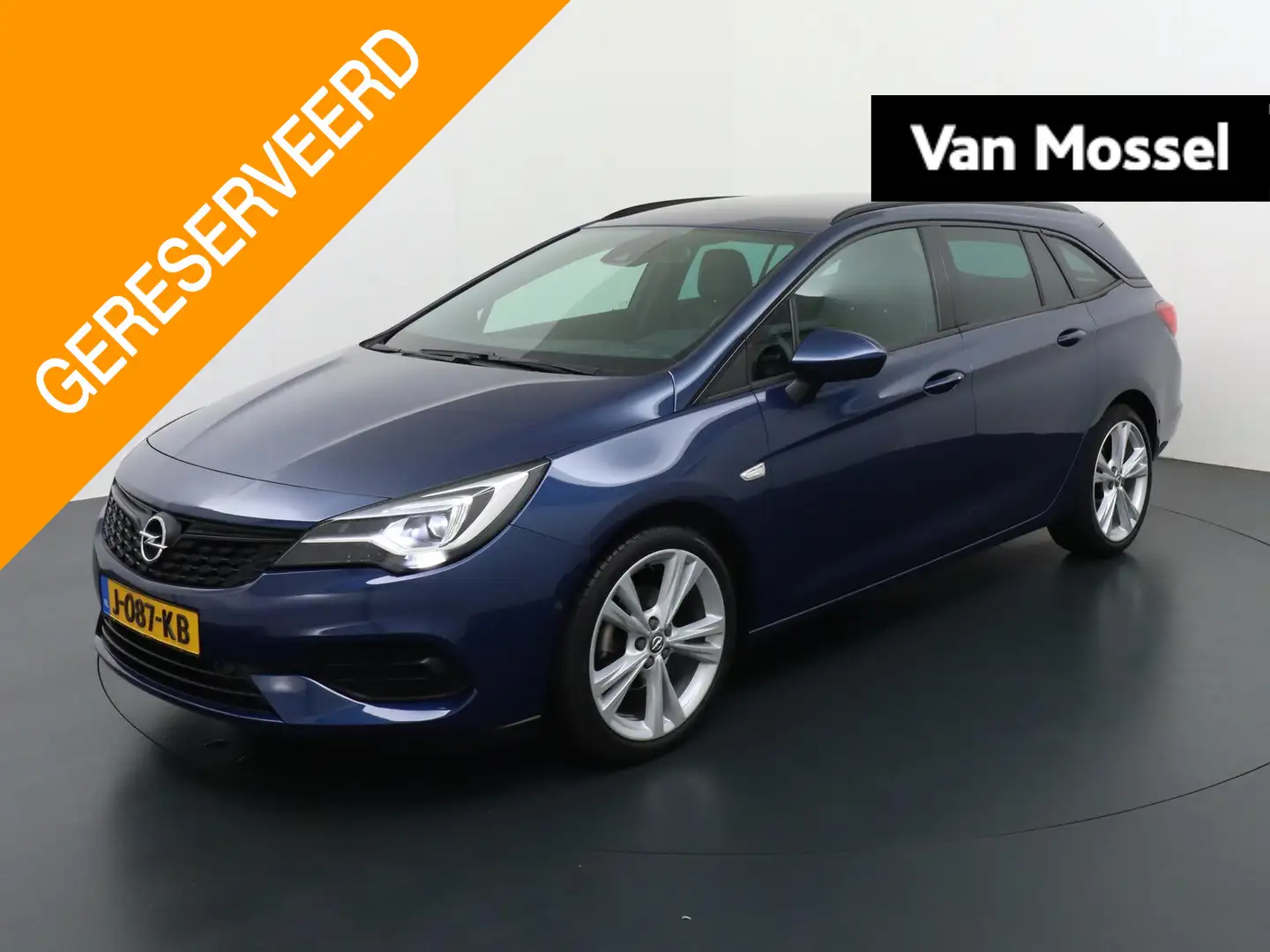 Opel Astra Sports Tourer 1.2 Elegance | Navigatie | Parkeer c Blauw - 1