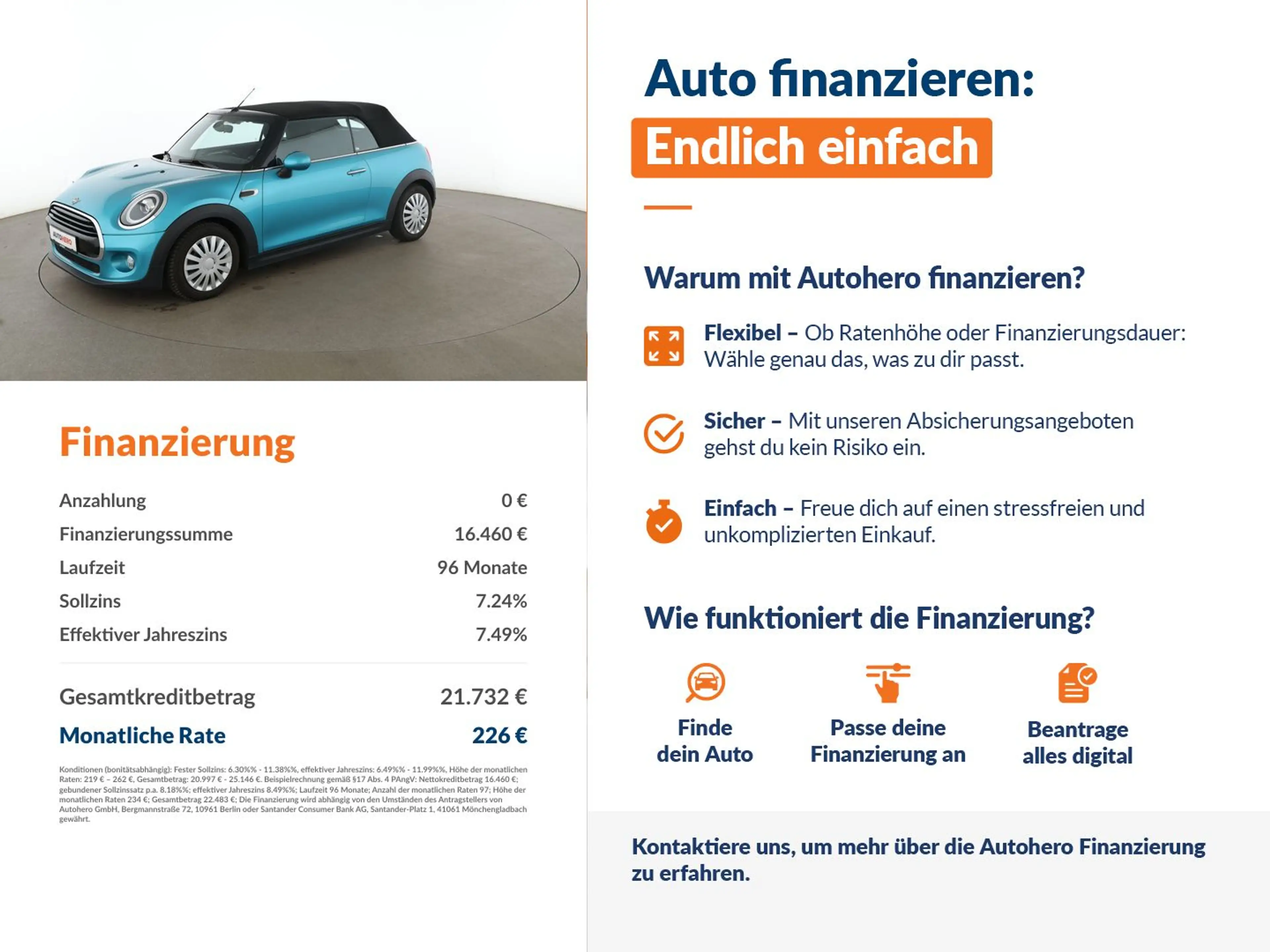 MINI Cooper Cabrio Cooper Aut.*TEMPO*PDC*SHZ*KLIMA*GARANTIE* — photo 2