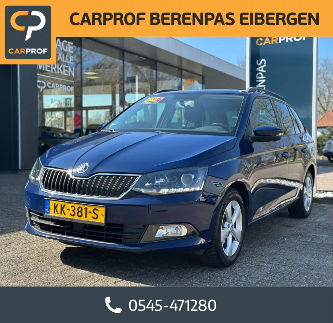 Skoda Fabia 1.2 TSI Combi Ambition Business Line Pro '' Allsea Blauw - 1