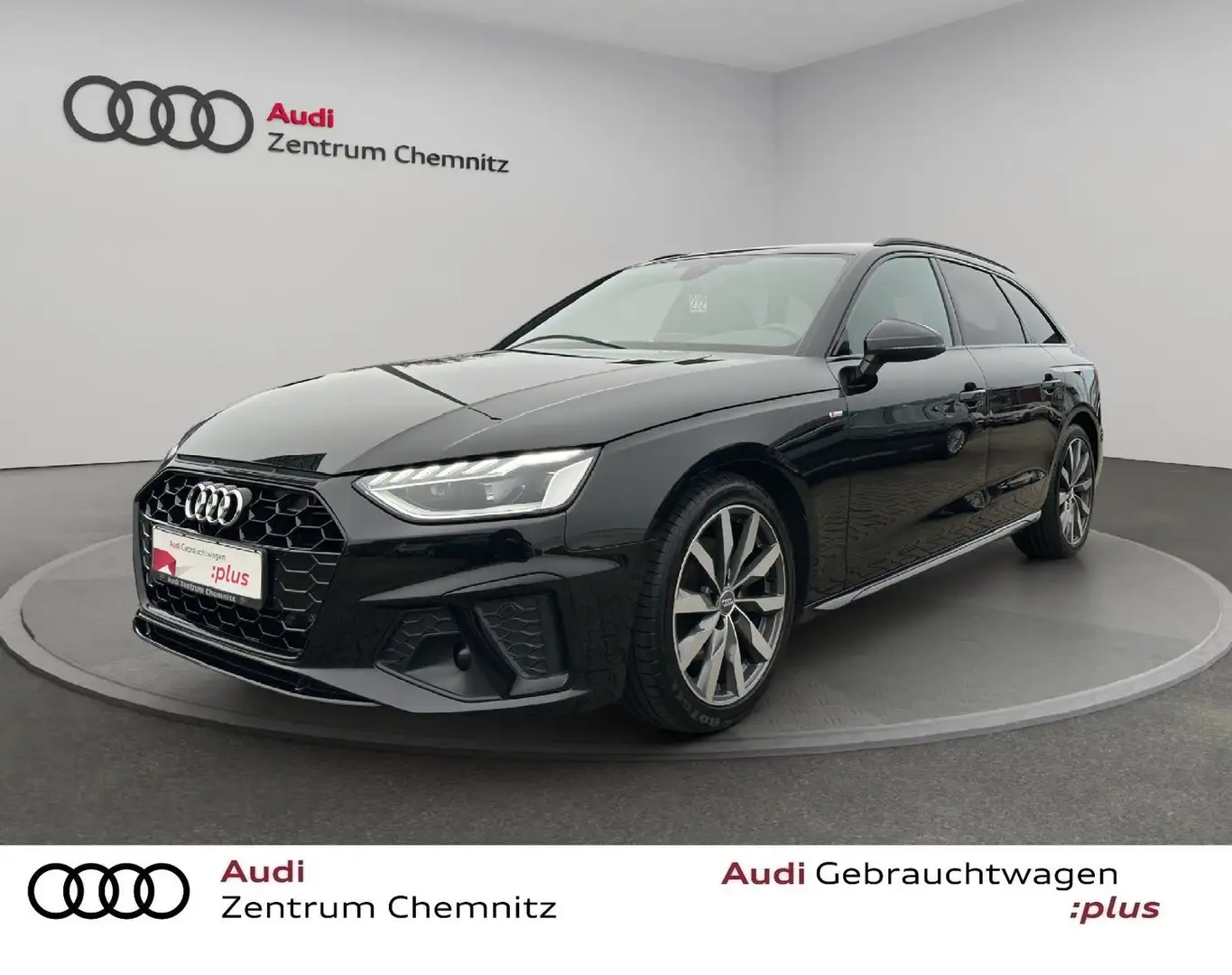 Audi A4 Avant 40 TFSI S tr. S LINE+AHZV+CAM+NAVI PLUS Schwarz - 1