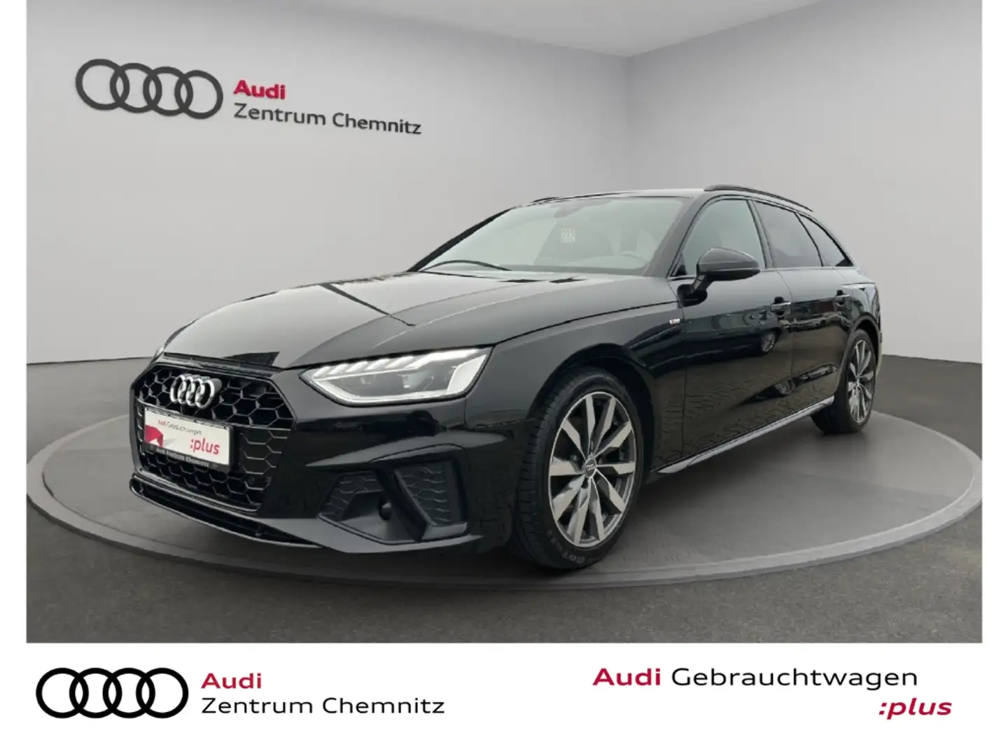 Audi A4 Avant 40 TFSI S tr. LINE+AHZV+CAM+NAVI PLUS Schwarz - 1