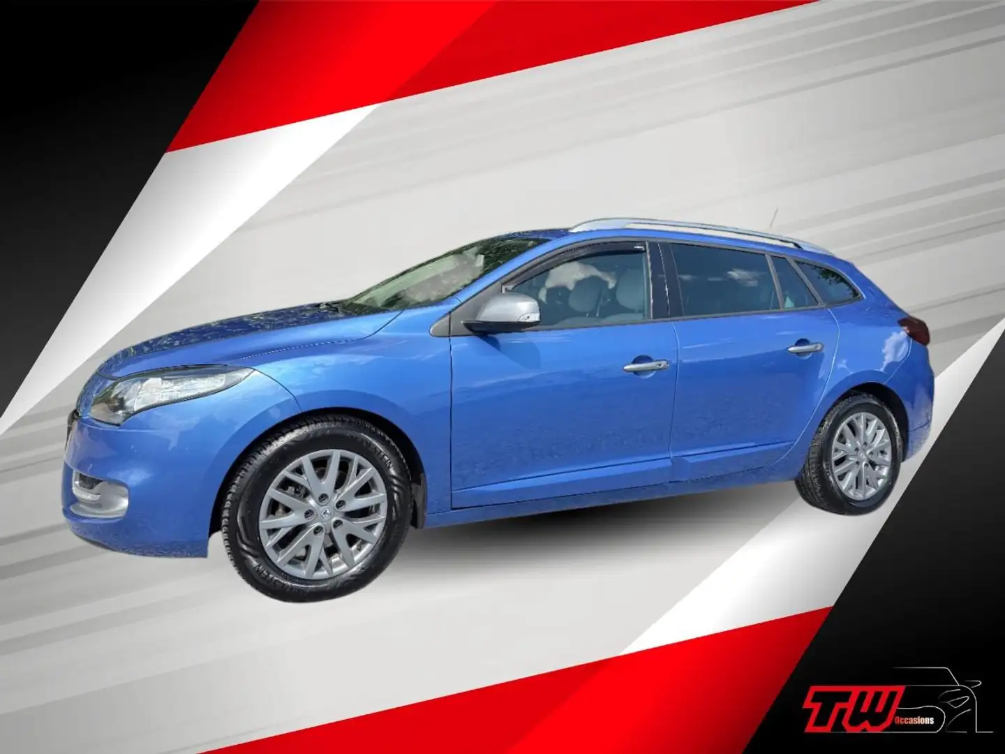 Renault Megane Estate 1.5 dCi GT-Line|AIRCO|NAVI|TREKH|CAMERA Blauw - 1