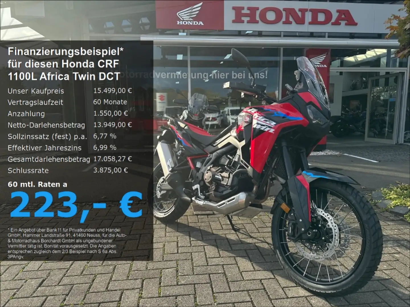 Honda CRF 1100 *Mod.25*6Jahre Garantie*Rot*102 PS* Piros - 1