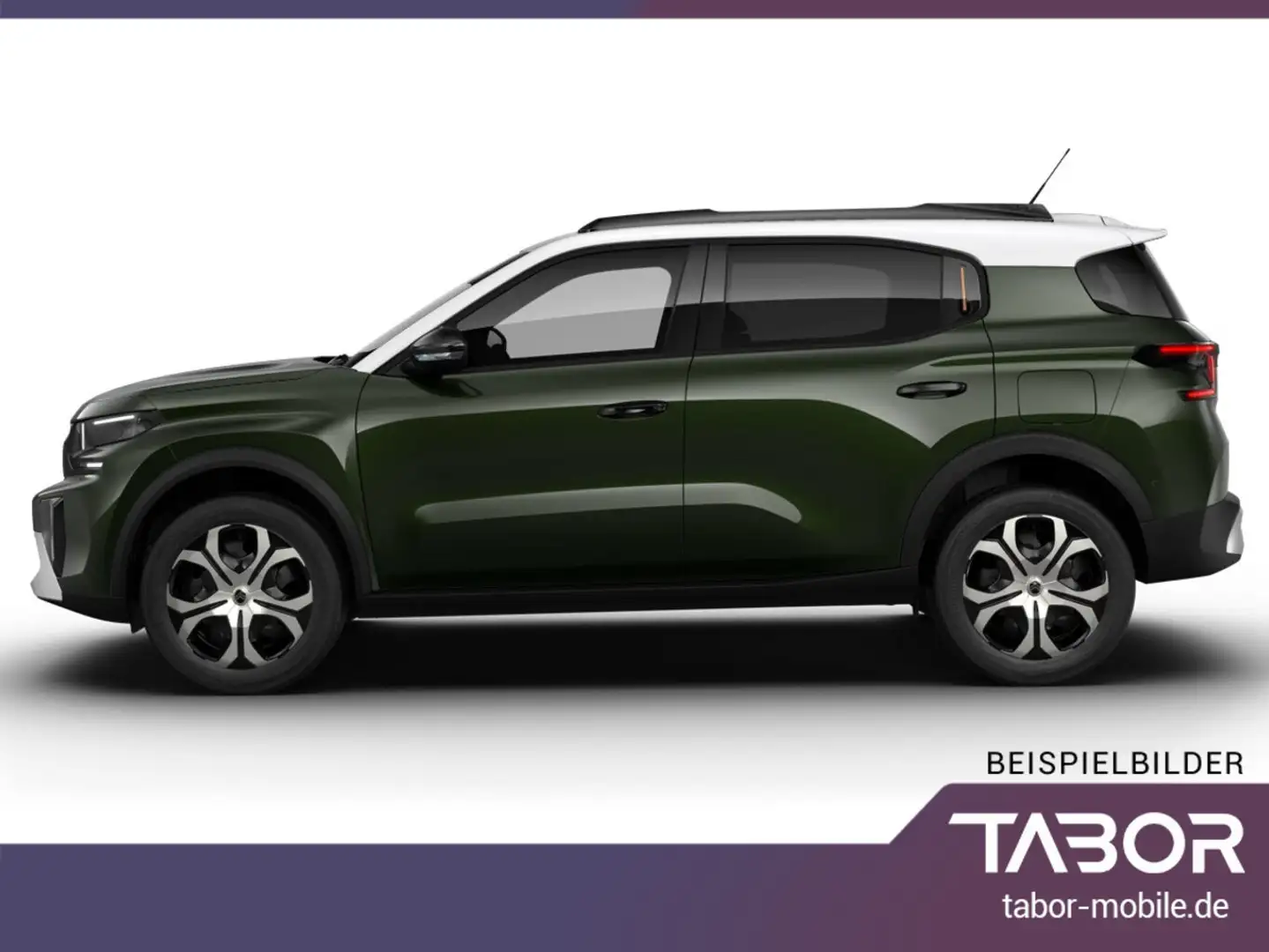 Citroen C3 Aircross TURBO 100 PLUS PDC Kam PrivG Temp BT Grün - 2