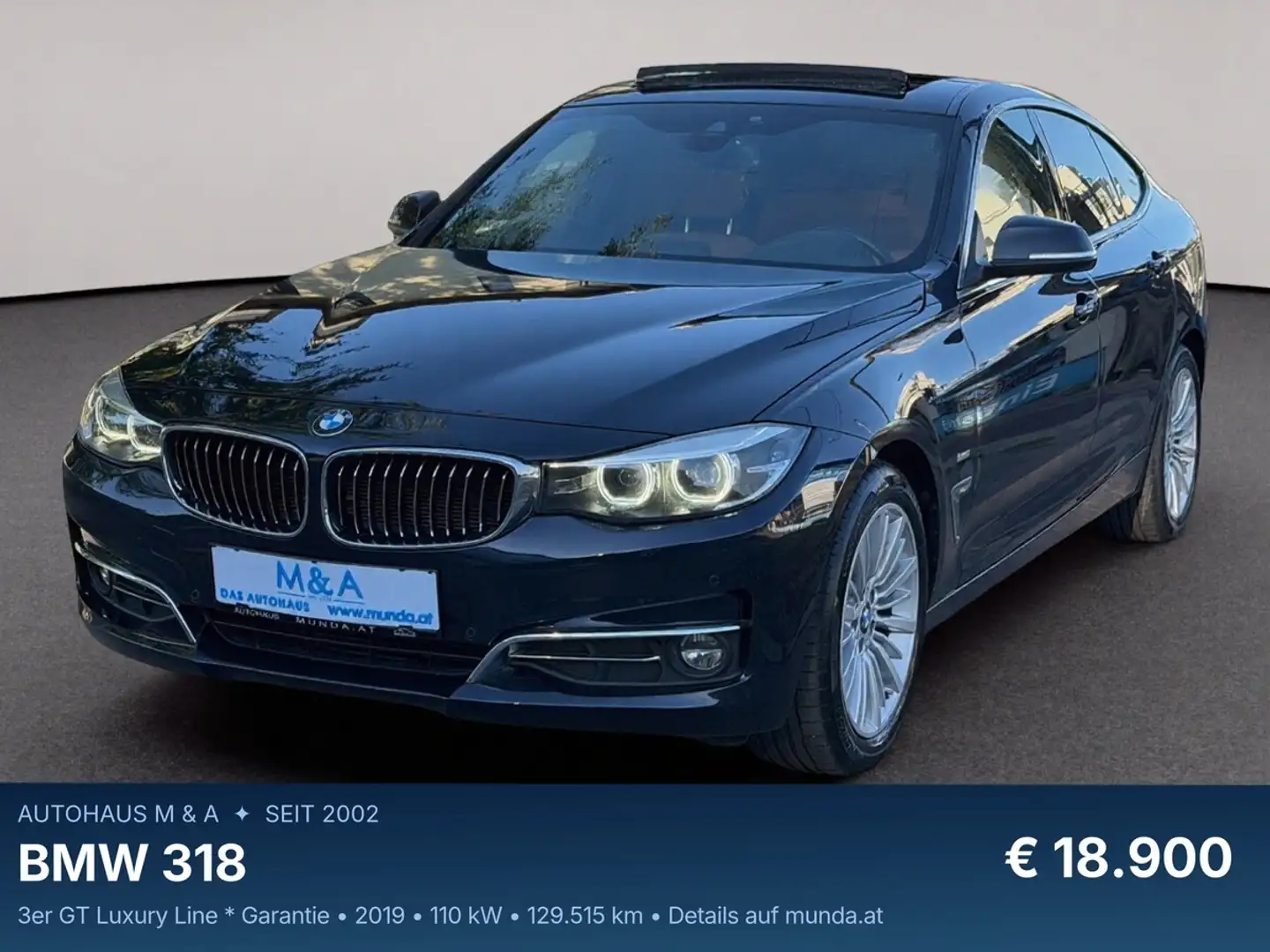 BMW 318 3er GT Luxury Line * Garantie Blau - 1