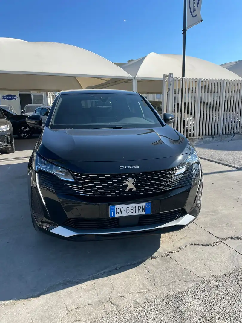 Peugeot 3008 3008 II 2021 1.5 bluehdi Allure Pack Zwart - 1