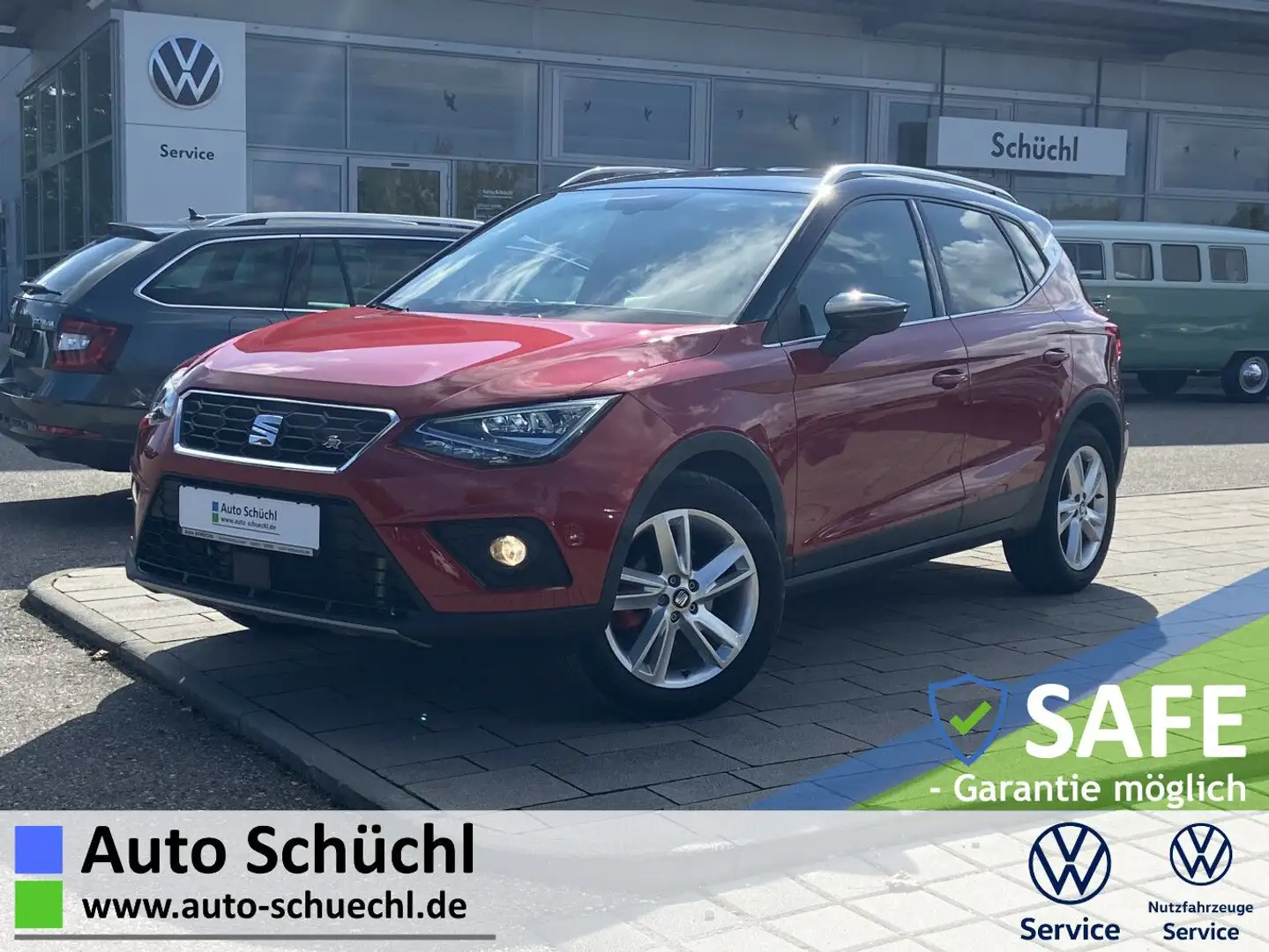 SEAT Arona 1.5 TSI DSG FR-Line 17"+NAVI+LED+FULL-LINK Rot - 1