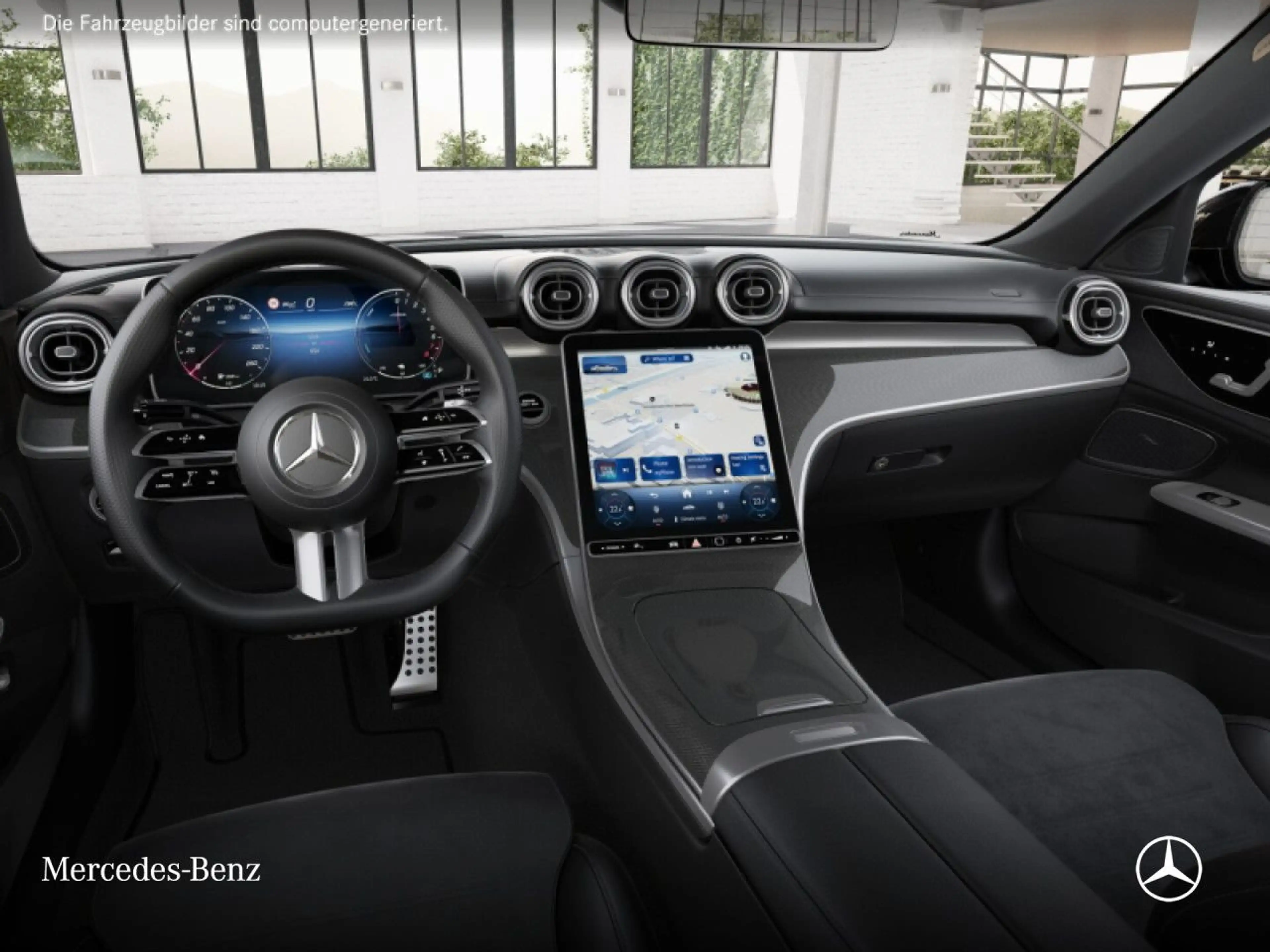 Mercedes-Benz C 300 e AMG+NIGHT+360+TOTW+KEYLESS+9G — photo 9
